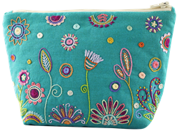 Trousse turquoise
