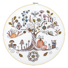 Mon arbre de vie d'automne - Avec cercle de 40 cm