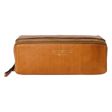 Grande trousse en cuir - Camel