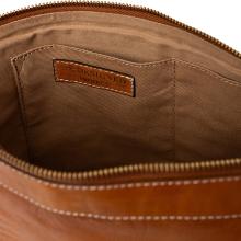 Pochette à projet en cuir - Camel