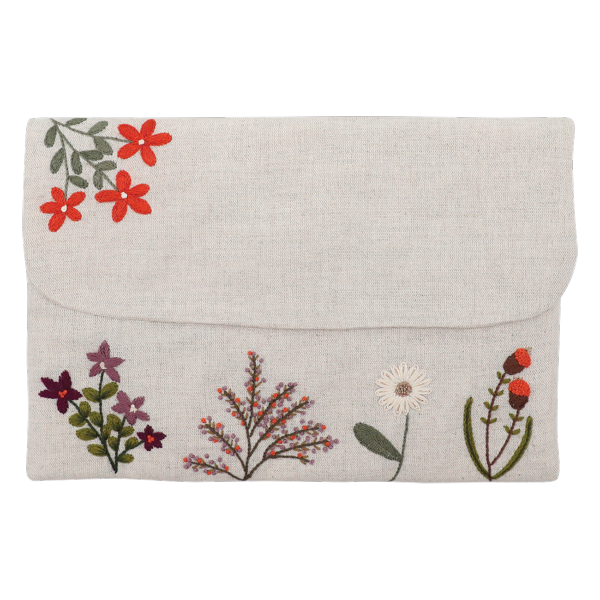 Pochette fleurie Constance