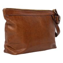 Pochette à projet en cuir - Noyer