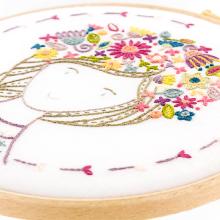 Eglantine, fleur des champs (vendu sans cercle)