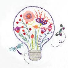 Lumire florale (vendu sans cercle)
