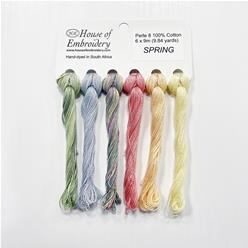 Coton perlé n°8 House of Embroidery - Spring