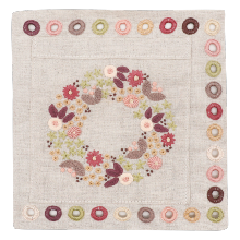 Tri-fils - Couronne fleurie