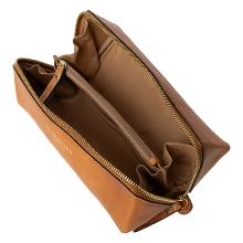 Grande trousse en cuir - Camel