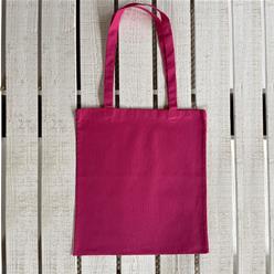 Tote bag 100% coton - Fuchsia
