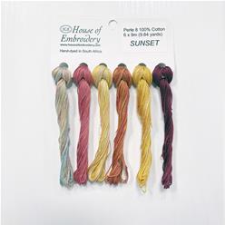 Coton perlé n°8 House of Embroidery - Sunset