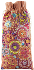 Etui à lunettes - Mandala - Orange