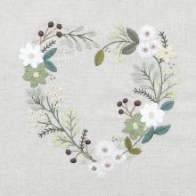 Pétales de printemps (Coeur brodé de Avril) - EASY CUSTO
