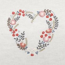 Rose tardive (Coeur brodé de Septembre) - EASY CUSTO