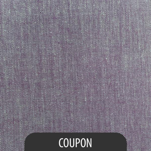 Coton violet chiné - Coupon