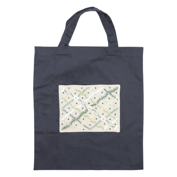 Poche Tote Bag fleurie