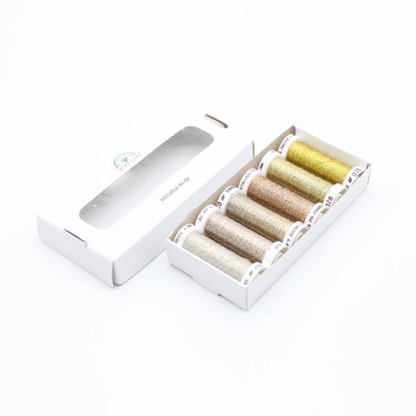 Fils métallisés - Pack de 6 nuances - Or
