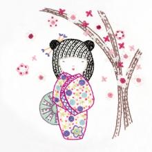 Yoshimi, jolie kokeshi (vendu sans cercle)