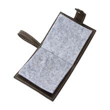 Porte-aiguilles en cuir - Vert foncé