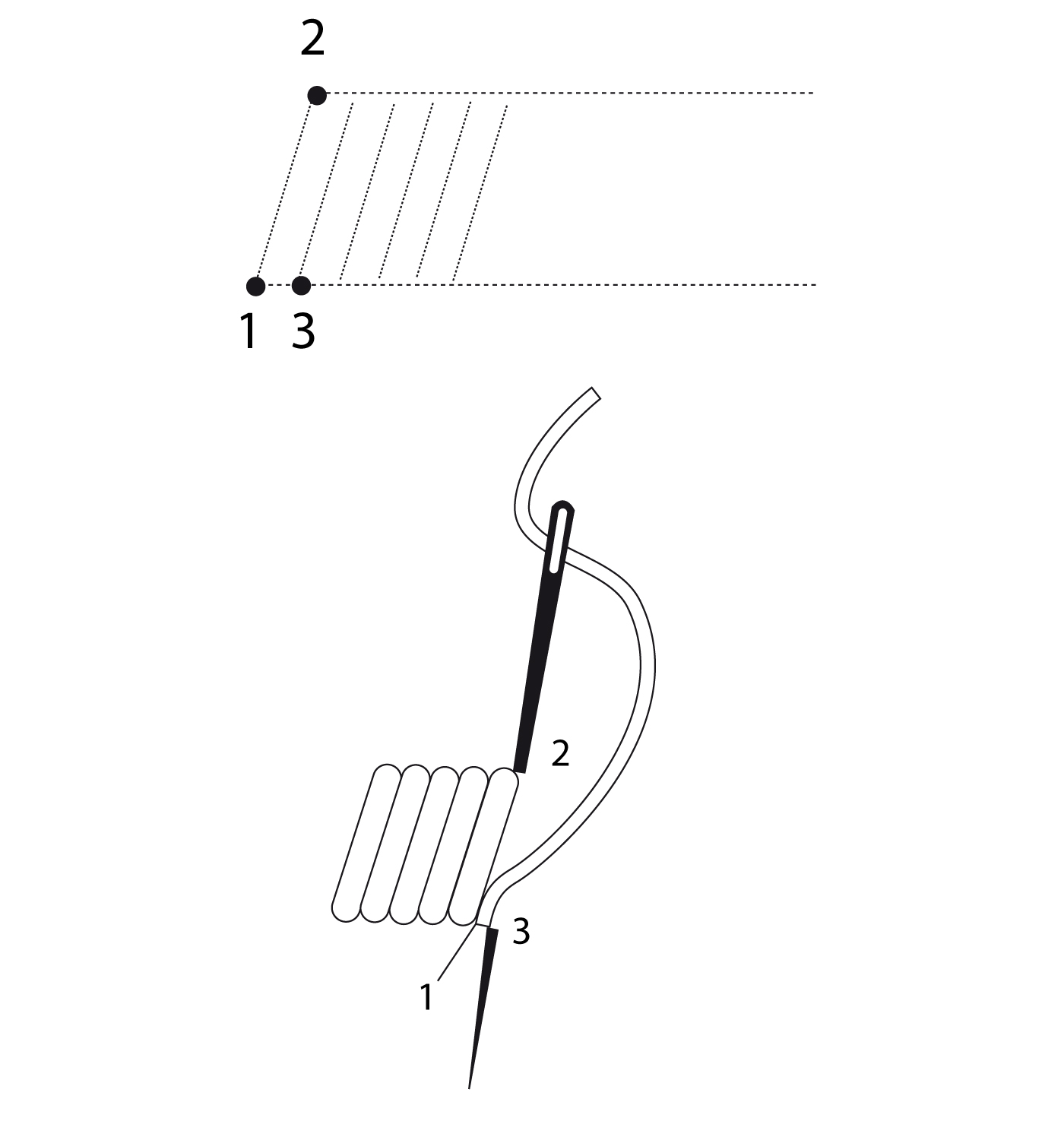Schma point de pass plat