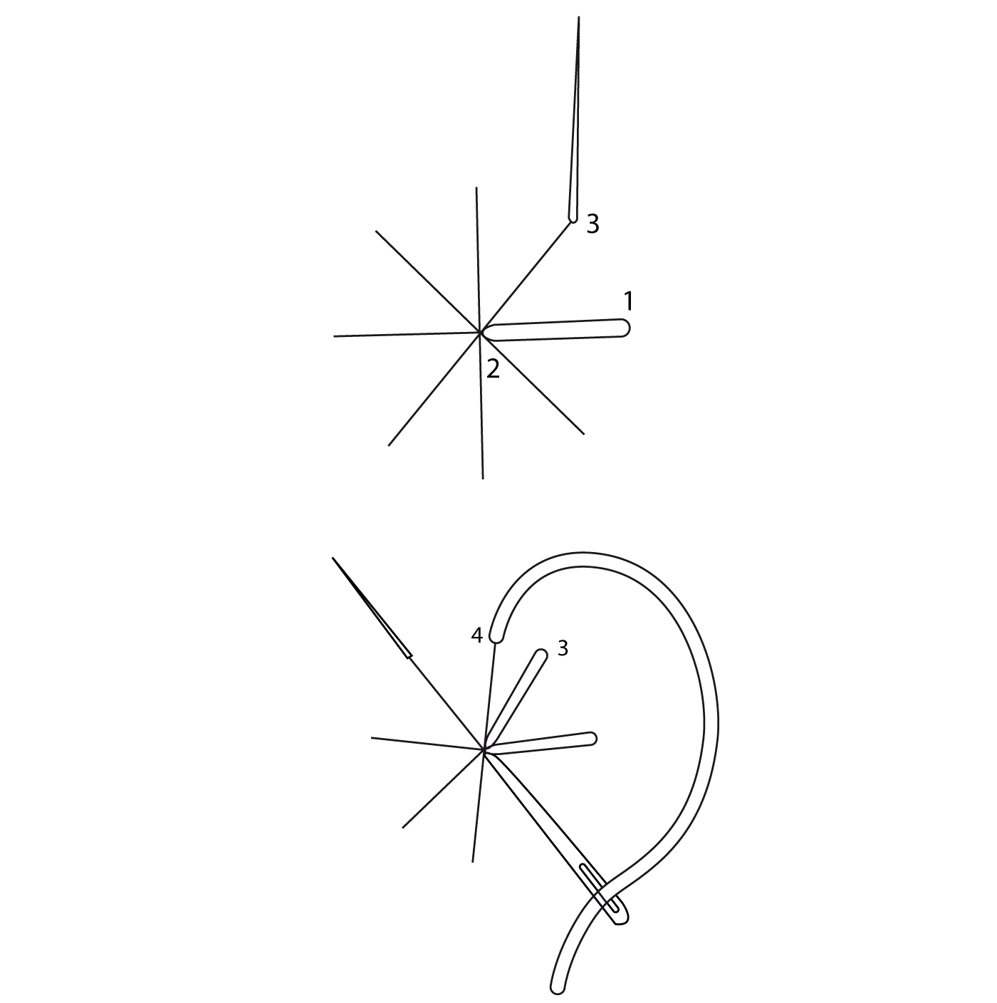 Schma point d'toile