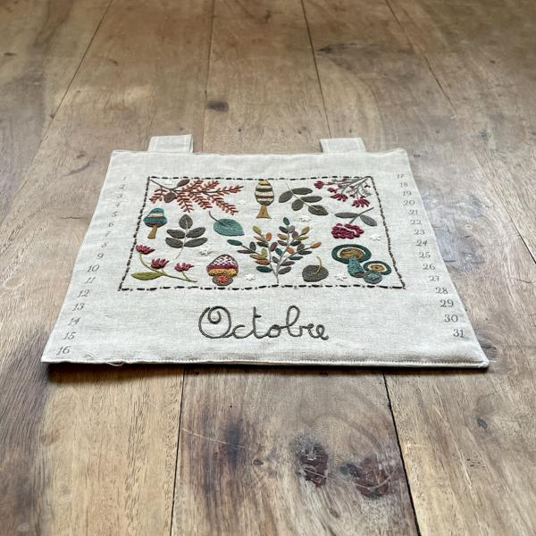 calendrier perptuel broderie